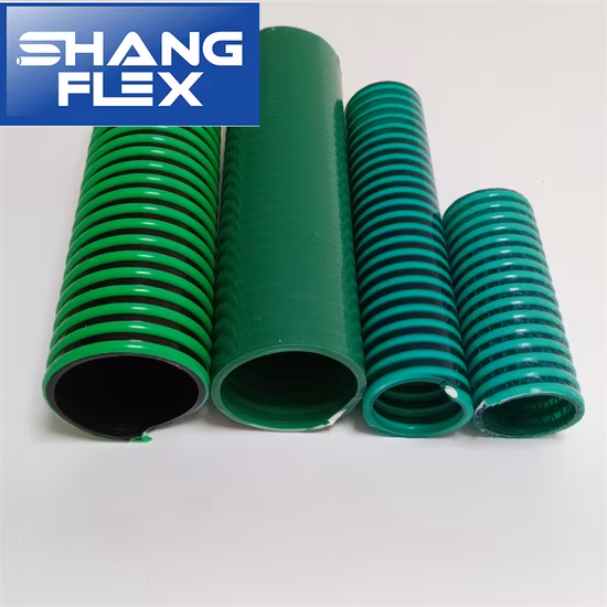 イエローヘリックス真空吸引ホースPVCパイプ中型