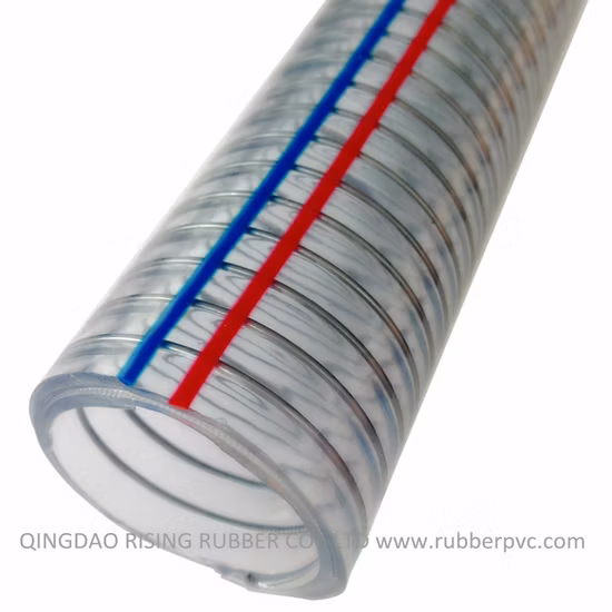 カスタマイズされた PVC クリア鋼線ホース スプリング ホース